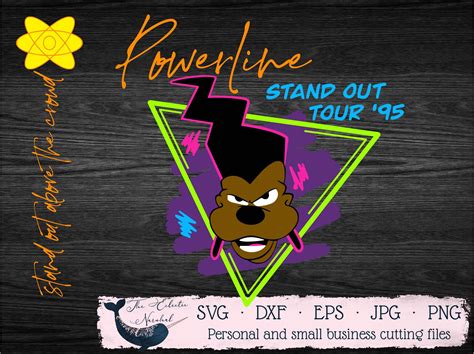 Powerline svg Powerline Goofy Movie A Goofy Movie svg Tour | Etsy