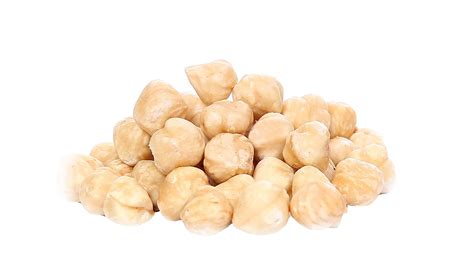 Hazelnuts Filberts Whole Raw Blanched Unsalted