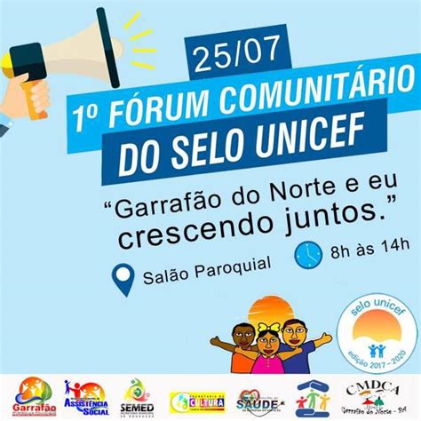 Prefeitura Convida A Popula O Para Participar Do I F Rum Comunit Rio