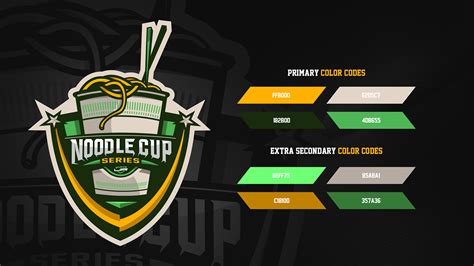 'Noodle Cup Series' Logo on Behance