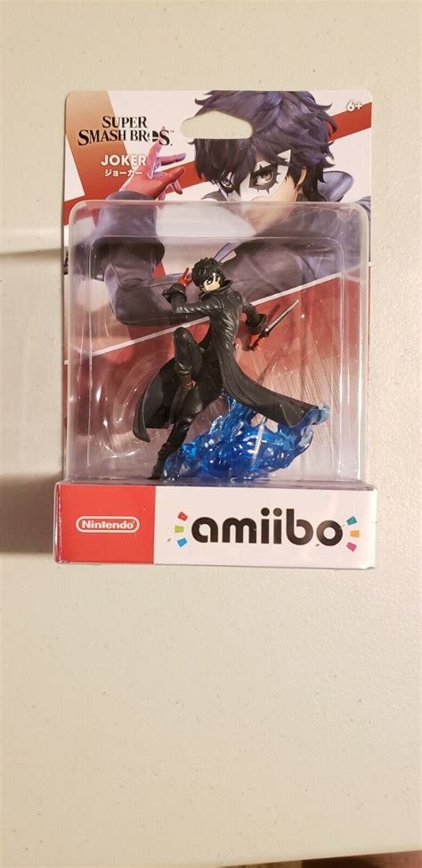 Nintendo Joker Amiibo Smash Bros Ultimate Action Figure For Sale Online