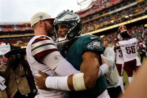 Carson Wentz Chokes Out Jalen Hurts Dominates In Philadelphia Eagles