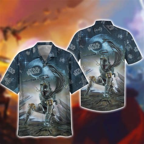 Hawaiian Shirt Star Wars Boba Fett DESIGN TREND