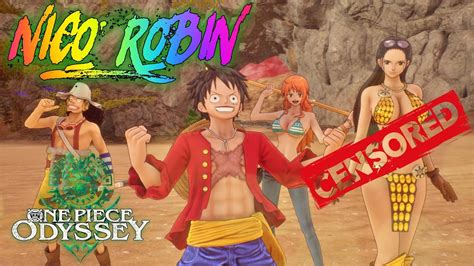 MOD NICO ROBIN BIKINI SEXY ONE PIECE ODYSSEY YouTube