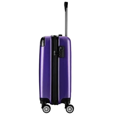 Valise Cabine 55cm Bagage A Main ABS 4 Roues Rigide Ultra Leger 6