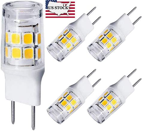 5x G8 Led Bulb 3w T4 Equivalent To G8 Halogen Bulb 20w 25w For Puck