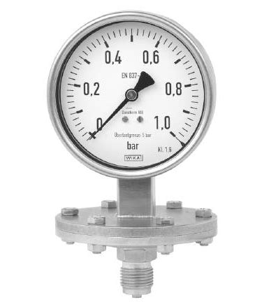 WIKA DIAPHRAGM PRESSURE GAUGE STAINLESS STEEL VERSION MODELS Malaysia