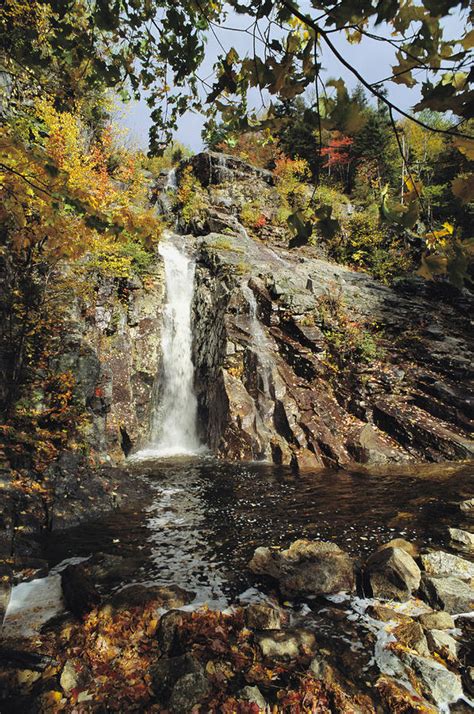 A View Of The Silver Cascade Falls Photograph By Medford Taylor