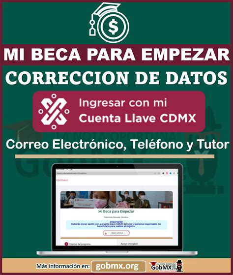 Mi Beca Para Empezar Si Quieres Corregir Tus Datos ¡realiza Esto 🥇