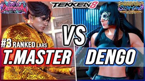 T8 Tekken Master 3 Ranked Lars Vs Dengo Lili Tekken 8 High