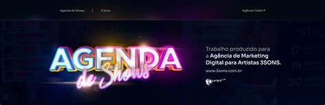 Agenda De Shows Artistas On Behance