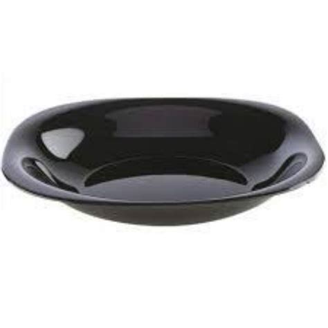 Jual Piring Sop Cm Luminarc Soup Plate Carine Black Shopee Indonesia