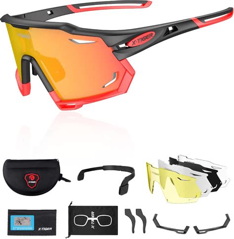 X Tiger Polarized Sports Sunglasses With Or Interchangeable Lenses