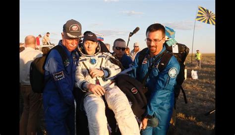 Astronautas Franc S Y Ruso Volvieron A La Tierra Tras Pasar D As En