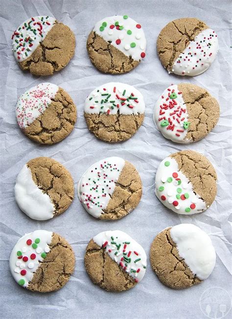 White Chocolate Dipped Ginger Cookies Artofit