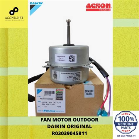 RV28FV1M 3SL2 RV35ABV1M 3SL DAIKIN YORK ACSON OUTDOOR FAN MOTOR