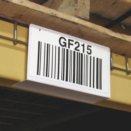 Barcode Label Holders for Warehouse Racks | Shelf Tag Supply