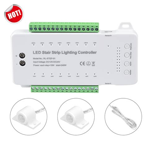 STEP 01 16 Steps LED Stair Strip Lighting Controller Professional