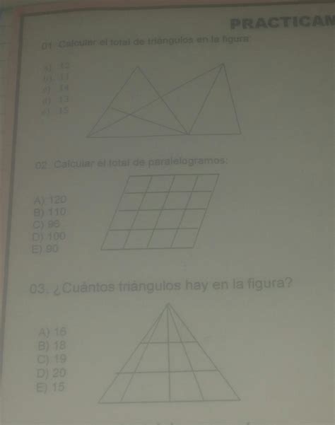 Holiss Podrian Ayudarme En Estos Ejercicios Con Su Procedimiento Cada