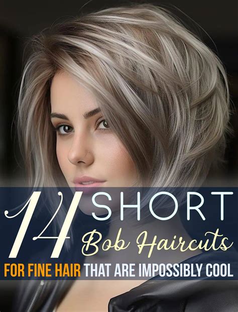 14 Flattering Bob Haircuts for Fine Hair