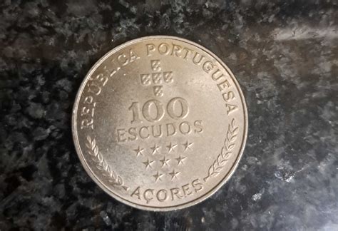 Moeda 100 escudos comemorativa Açores Loures OLX Portugal