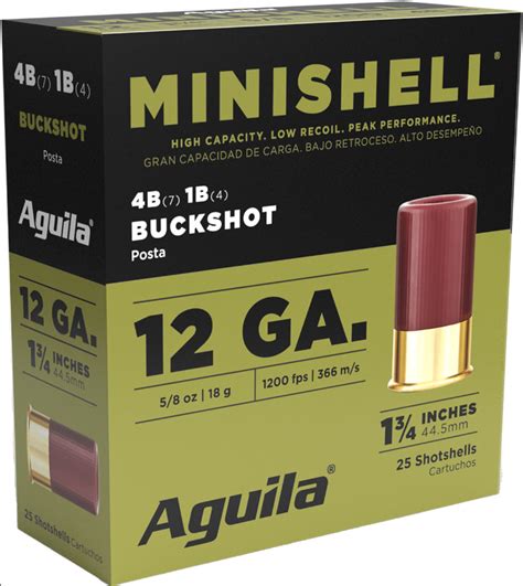 Ammo Minishells Buckshot Rounds Aguila Gauge Apache Armaments