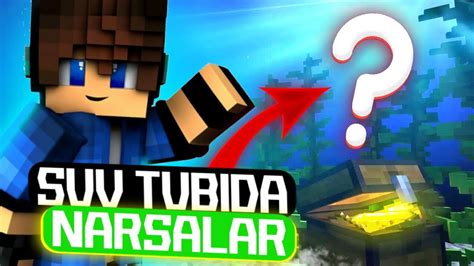 MINECRAFT SUV TUBIDA AJOYIB NARSALAR TOPDIK YANGI CHALLANGE UZBEKCHA