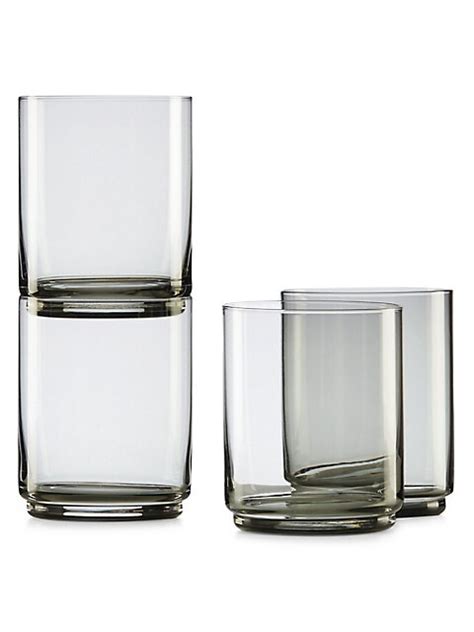 Tuscany Classics Stackable 4 Piece Tall Glass Set