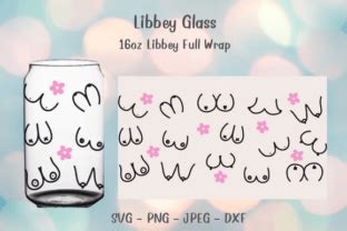 Funny Breast Boob Libbey Oz Can Glass Graphic By Ncyd Shop Creative