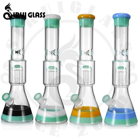 Sirui Thick Glass Custom 145 Inches Beaker Glass Pipes For Sale Smoking Water Pipe Beaker