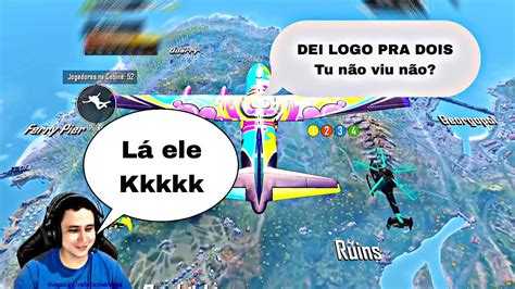 PAPO TORTO NO AVIÃO KKK GAMEPLAY FULL RUSH RUMO A CONQUISTADOR PUBG