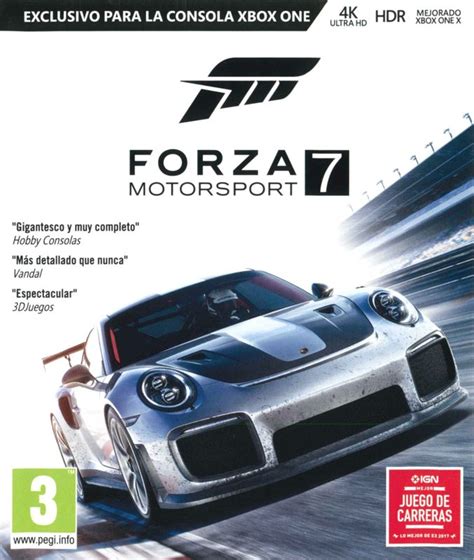 Forza Motorsport 7 (2017) box cover art - MobyGames