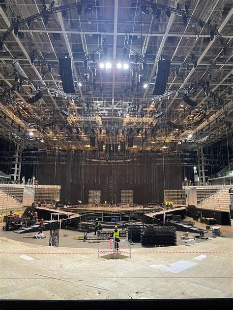 Eurovision 2022 Stage Construction In Turin In Full Progress