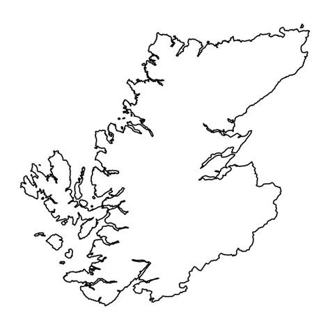 Highland Map Council Area Of Scotland Vector Illustration 25451453