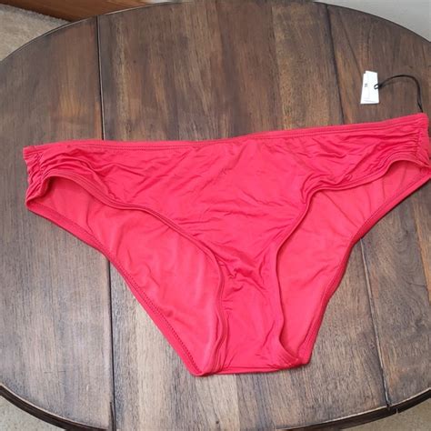 Shade Shore Swim Shade Shore Nwt Red Bikini Bottom Sz Xl Poshmark