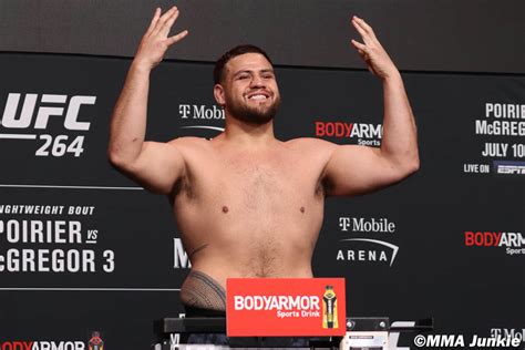 Tai Tuivasa Ufc 264 Official Weigh Ins Mma Junkie