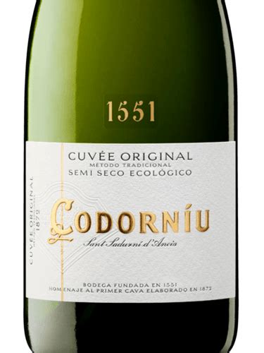 Codorníu Cuvée Original Semi Seco Ecológico Vivino Brasil