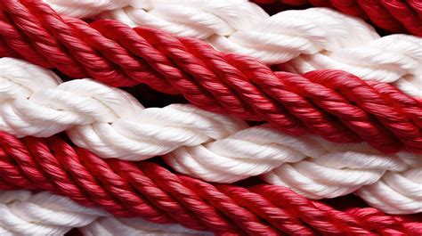 Red And White Rope Texture Background, Cord, Rope Knot, String ...