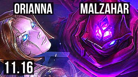 ORIANNA Vs MALZAHAR MID Rank 3 Ori 66 Winrate 7 3 17 Dominating