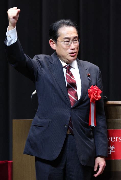 「希望と好奇心もって」 岸田首相、母校の早稲田大で講演 毎日新聞