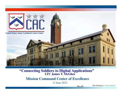 PPT - United States Army Combined Arms Center PowerPoint Presentation, free download - ID:4253573