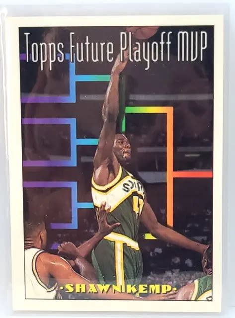 SHAWN KEMP 1993-94 Topps Shawn Kemp Seattle SuperSonics #202 EUR 13,61 ...