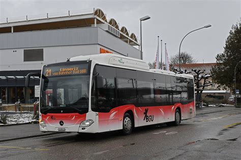 Der BGU C2 Gelenkbus Unterwegs Zum Grenchenberg Am 21 4 18 In Der