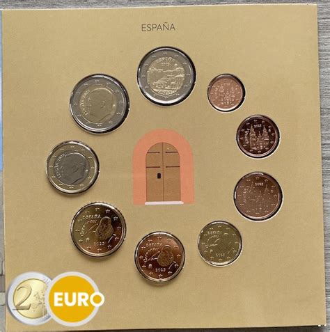 Spanje 2023 Euro set BU FDC 2 euro Cáceres Euronotes be