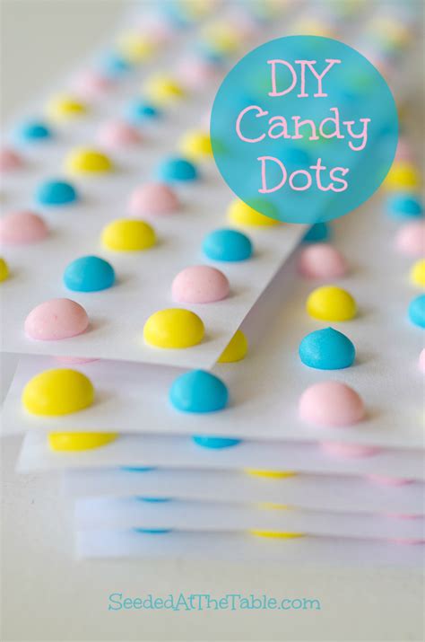 Diy Homemade Candy Dots Or Candy Buttons And Candy Hearts