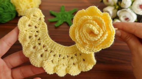 3d⚡💯wow Amazing 💯👌how To Make Super Eye Catching Crochet Rose Flower⚡💯 Easy Crochet Flower