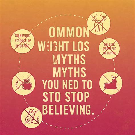 Common Weight Loss Myths You Need to Stop Believing