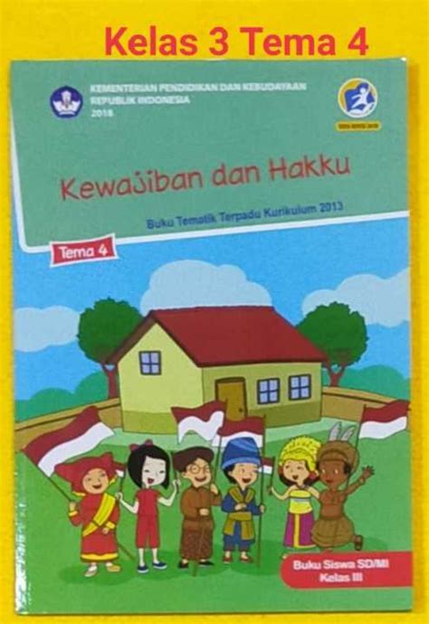 Buku Tematik Kelas 3 Tema 4 Revisi 2018 Lazada Indonesia