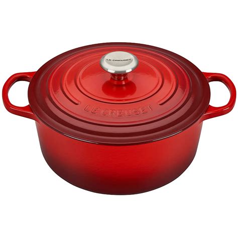 Le Creuset Signature Braadpan 26 Cm Kersenrood Meesterslijpers Nl