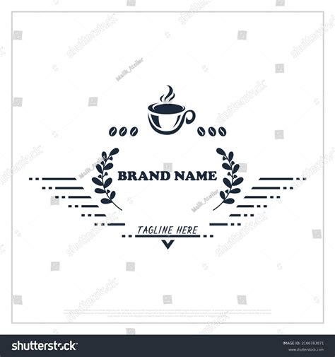 Coffee Shop Logo Design Logo Template Stock Vector (Royalty Free ...